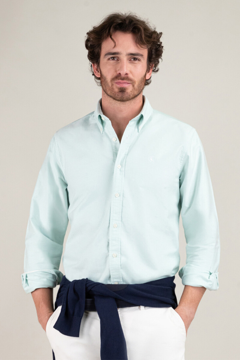 Camisa Oxford Verde
