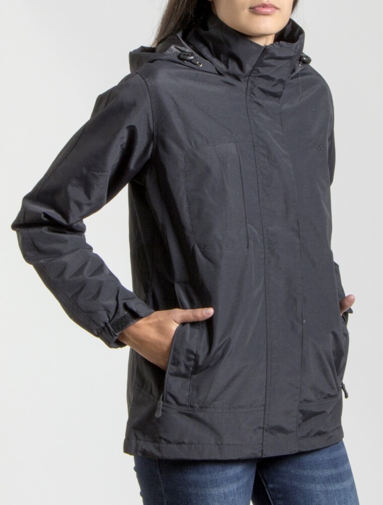 Campera de Lluvia Dama Negro