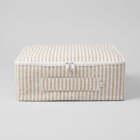 Organizador Storage Box M Stripes Camel