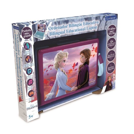 Laptop Disney educativa bilingüe varios diseños Frozen