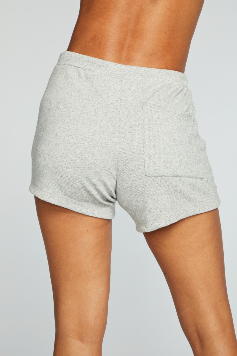 LINEN RIB RESORT SHORTS Gris