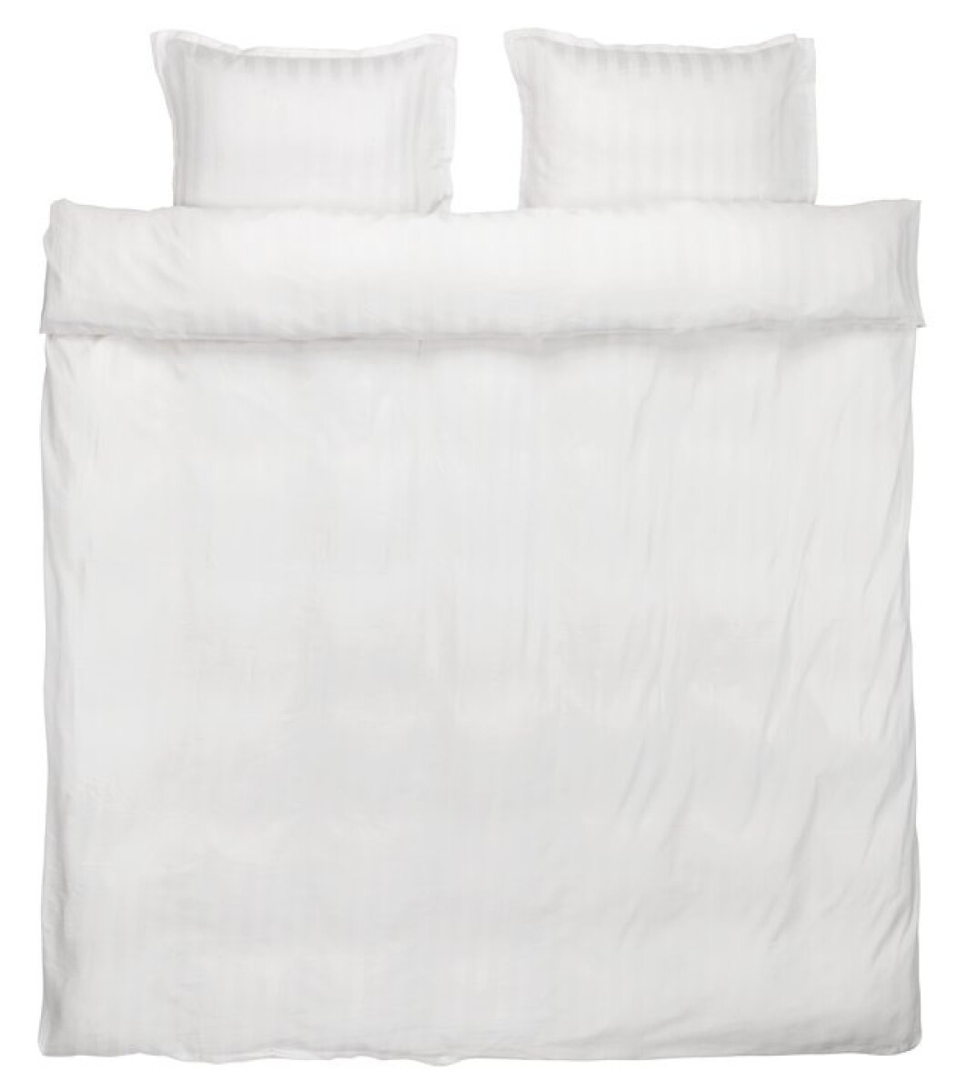 Juego funda nórdica NELL Sateen 260x240 blanco 
