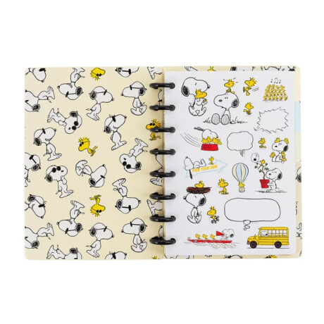Cuaderno Mooving A5 c/ Discos Snoopy