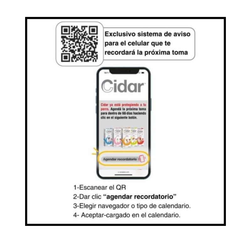 CIDAR PASTILLA ANTIPULGAS Y ANTIGARRAPATAS KONIG 3.1 A 6 KG