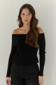 SWEATER BARDOT NEGRO