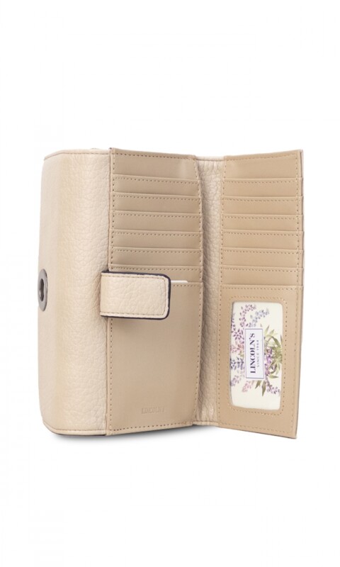 BILLETERA MIRANDA CREMA