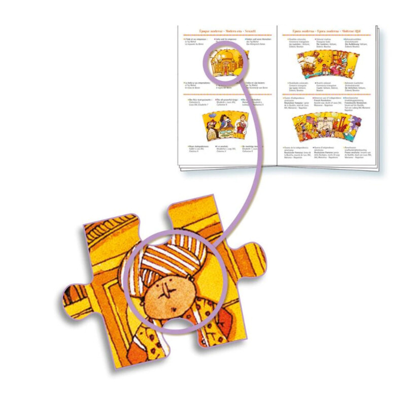 Puzzle de observación 350 piezas Circular Historia Djeco Puzzle de observación 350 piezas Circular Historia Djeco