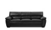 Sillón %100 Cuero - 3 Cuerpos - Premium Negro