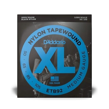 Encordado Bajo Daddario Etb92 Nylon Tapewound 050 Encordado Bajo Daddario Etb92 Nylon Tapewound 050
