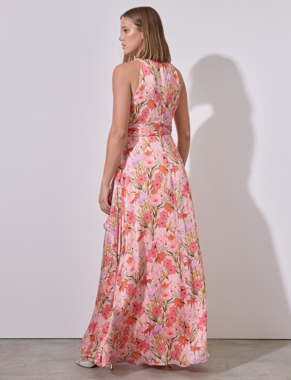 Vestido Maxi Sping CORAL/MULTI