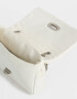 Bandoleras Clasico Bandolera Puffy Con Solapa - Blanco Crudo