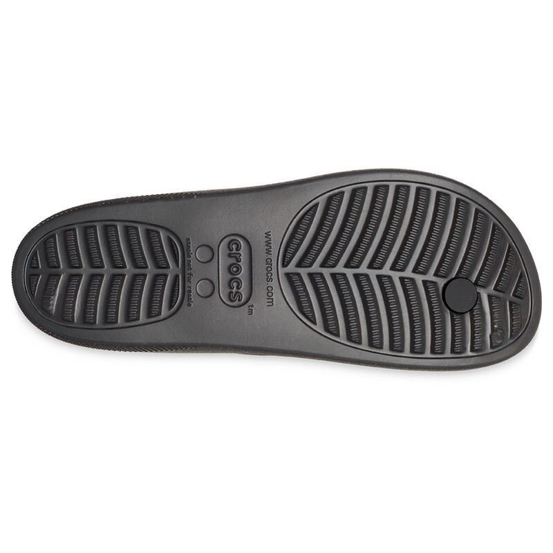 Ojotas Crocs Classic Flip Platform Negro