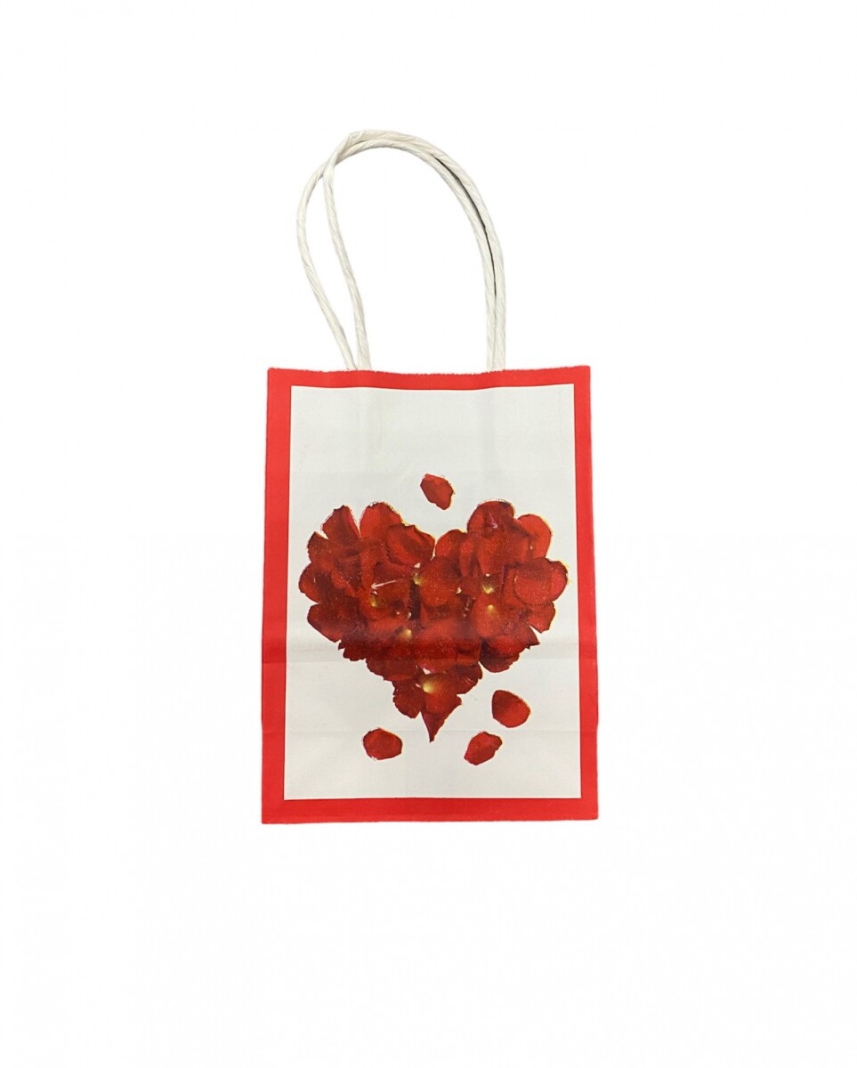 Bolsa con Asa N°1 15x11x6 - Corazón Rojo 