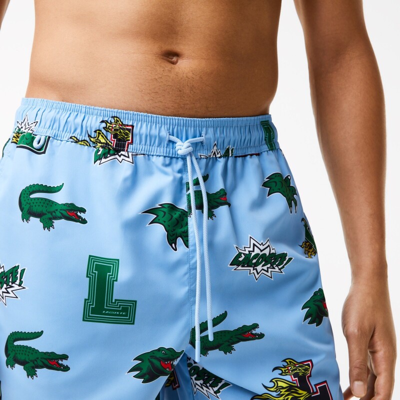 TRAJE DE BAÑO LACOSTE LINED SWIN TRUNKS TRAJE DE BAÑO LACOSTE LINED SWIN TRUNKS