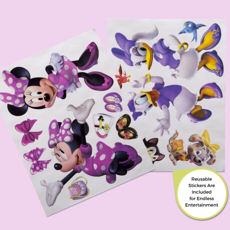 Organizador de Juguetes Minnie Disney 6 Contenedores ROSA-FUSCIA