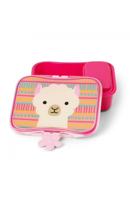 Tupper 2 en 1 Para Niñas Diseño Llama Sin color