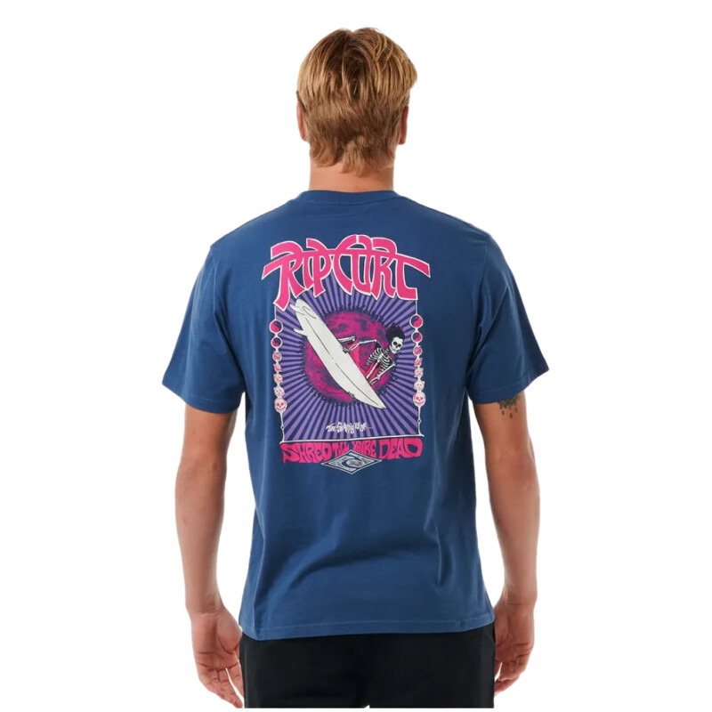 Remera Rip Curl Shred Till Dead - Azul Remera Rip Curl Shred Till Dead - Azul
