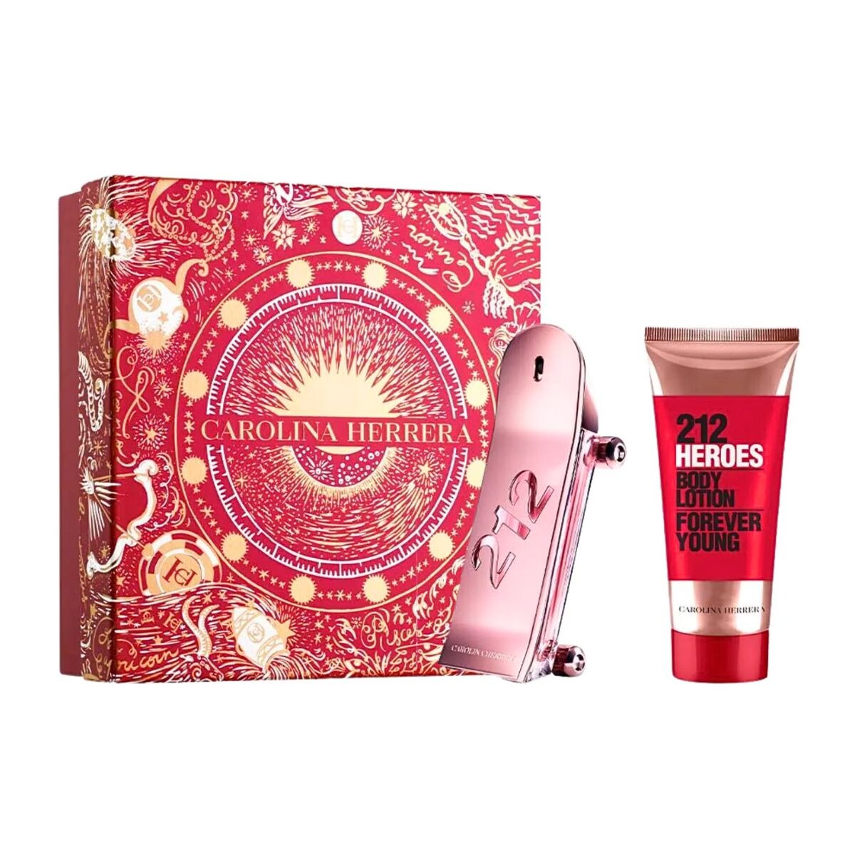 Set 212 Heroes for Her Carolina Herrera 1 EDP 80ml + Body lotion 100ml 