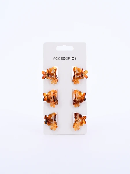 PINZAS PACK x 6 AMBAR