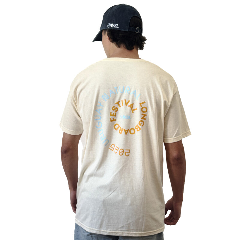 Remera Longboard Festival Espiral - Beige Remera Longboard Festival Espiral - Beige