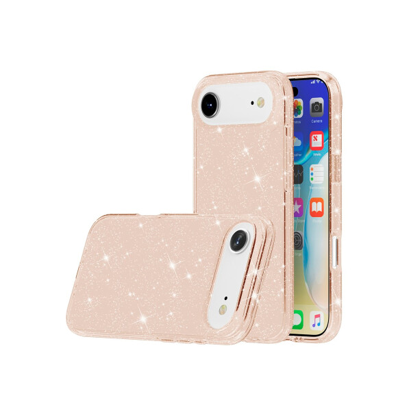 Protector para iPhone 17 Air glitter color dorado Protector Para Iphone 17 Air Glitter Color Dorado