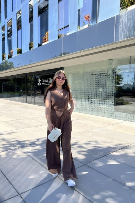 Chaleco Vanessa Marrón
