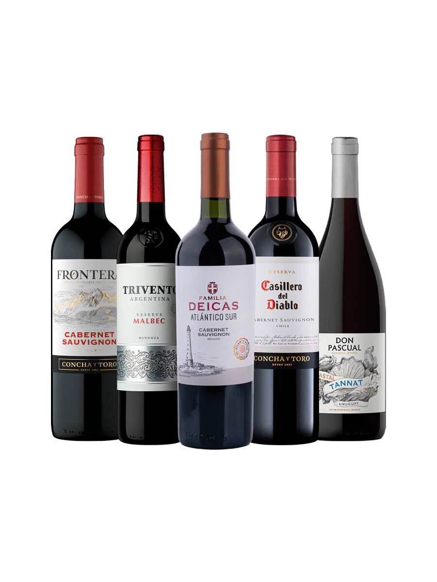 Pack Bacán Entre Sabores x5 vinos La Mesa Al Fuego Pack Bacán Entre Sabores x5 vinos La Mesa Al Fuego