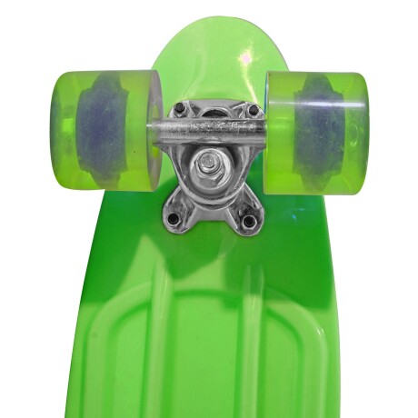 Skate de plástico 56cm con ruedas de PVC Verde