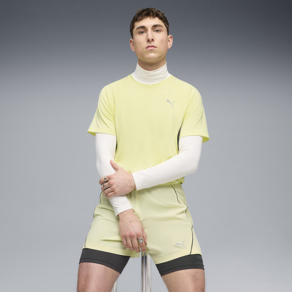 M Run Velocity Tee 52660035 - Amarillo 