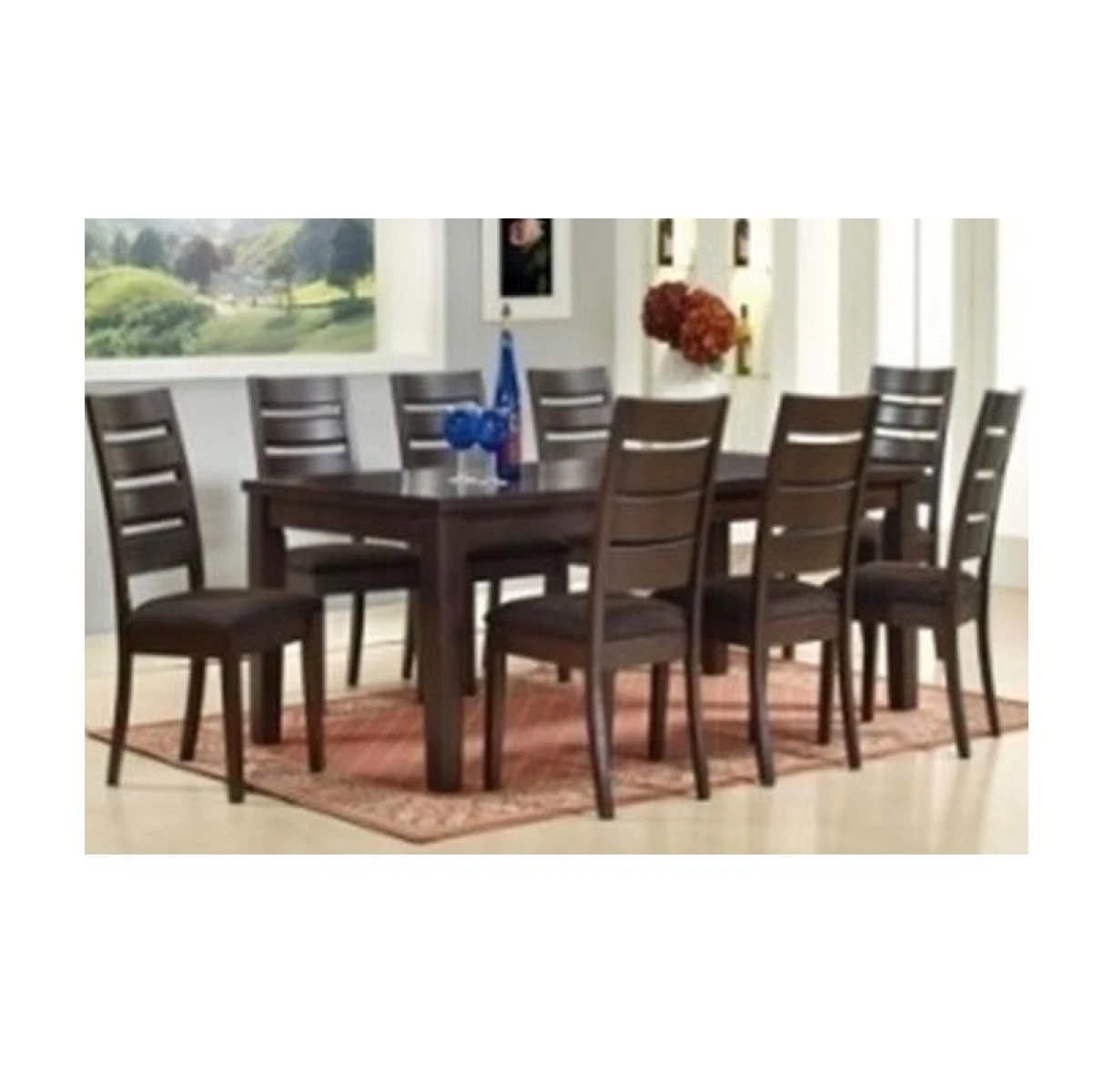 JUEGO DE COMEDOR MESA + 8 SILLAS NEW MARTINI ALEGRIA 