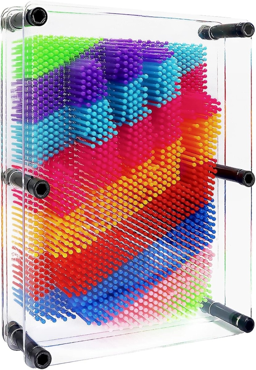 Escultura clásica de juguete con alfileres 3D multicolor 