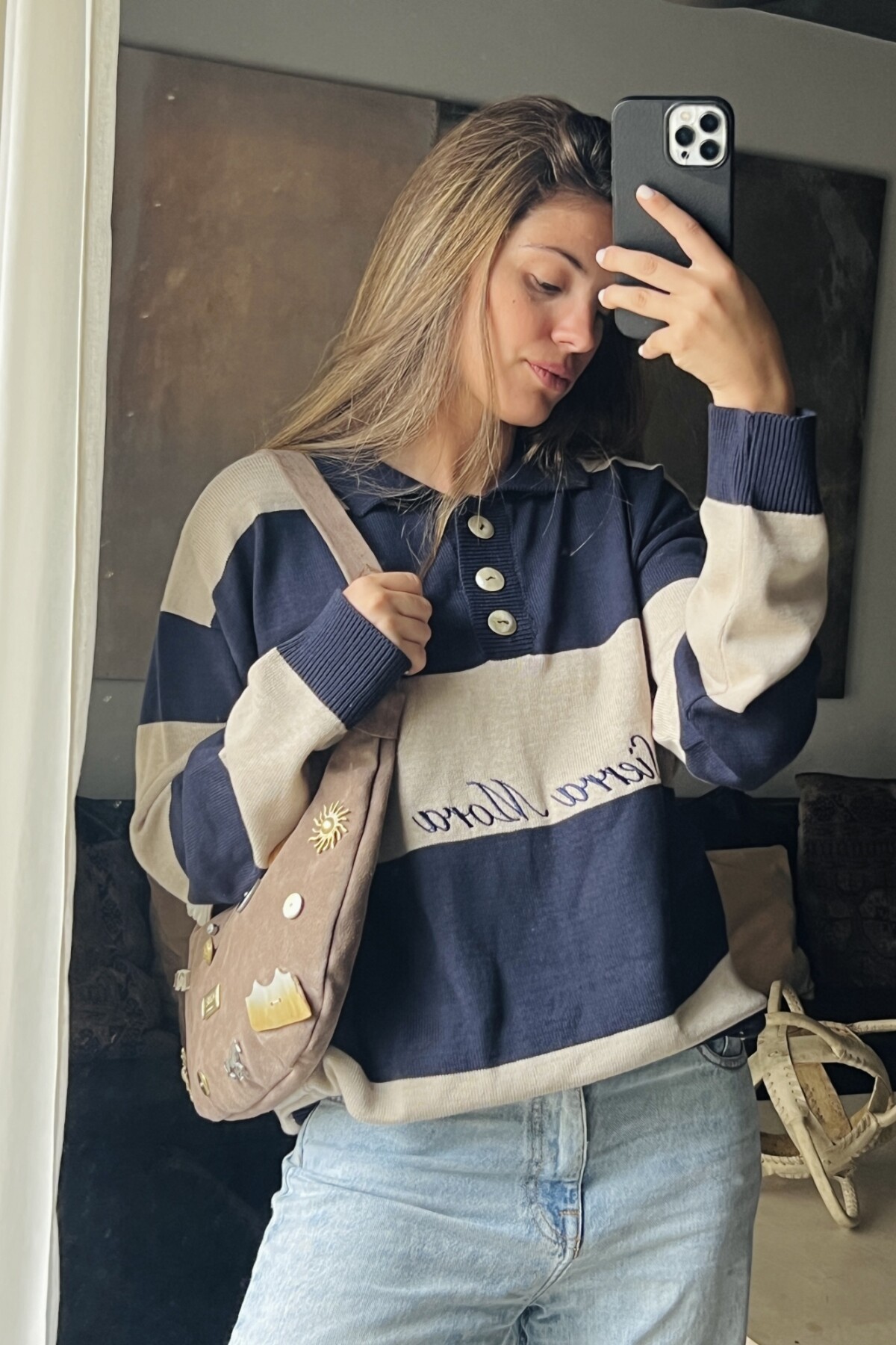 Heritage Sweater Azul / Crudo