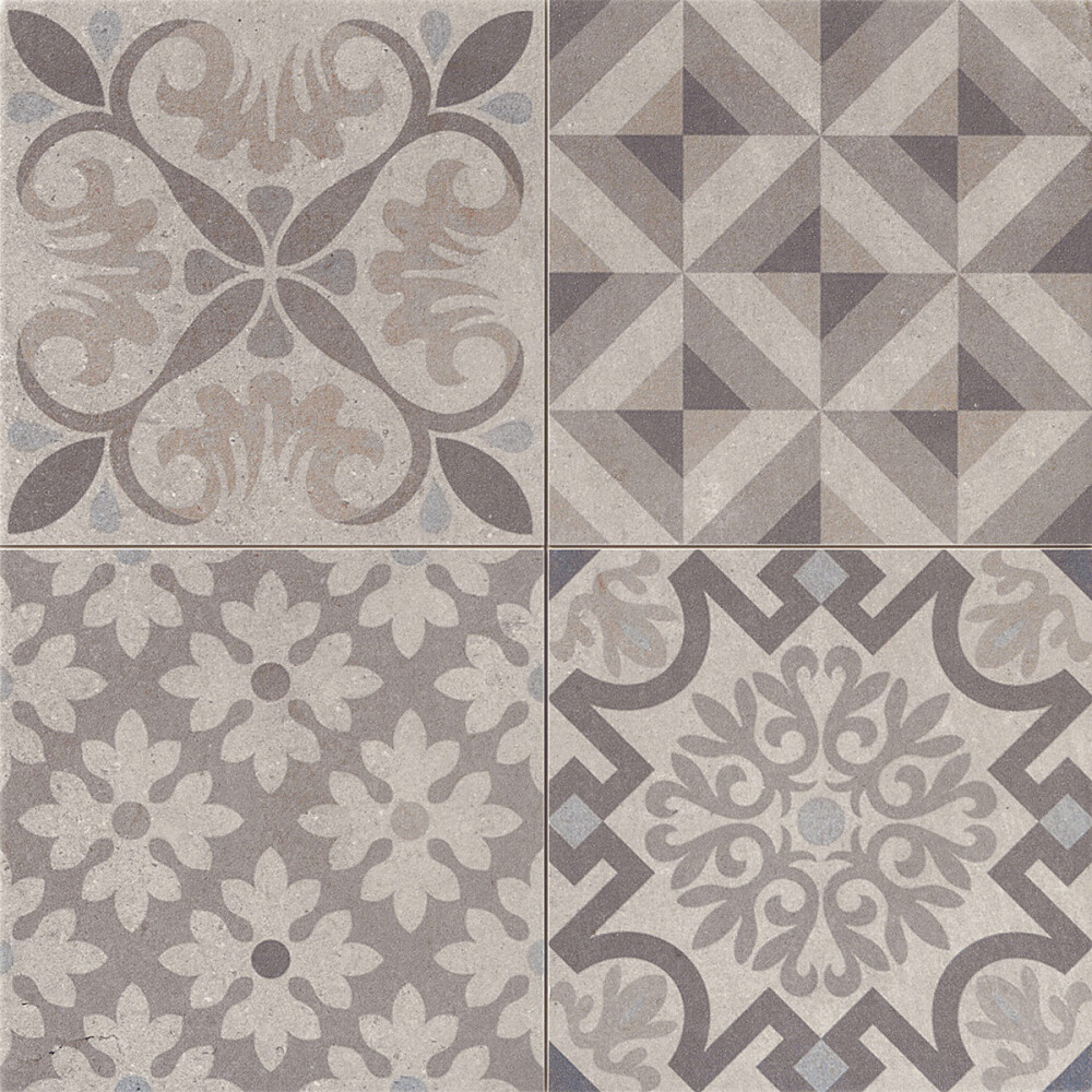 PORCELANATO SKYROS DECO GRIS "A" 44X44 CM Porcelanato Skyros Deco Gris "a" 44x44 Cm