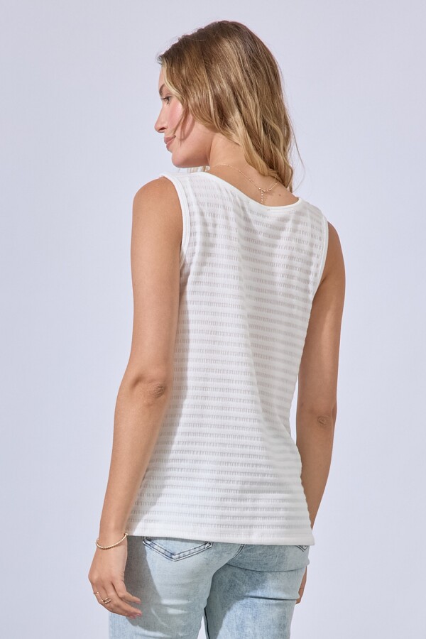 Musculosa Botones CRUDO