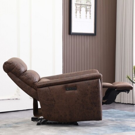 Sillón Reclinable 1 Cuerpo Benson Choco Chocolate