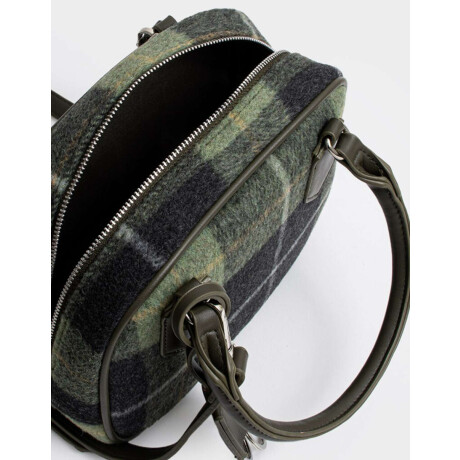 Carteras Bowling Medianas Estampado Escoces