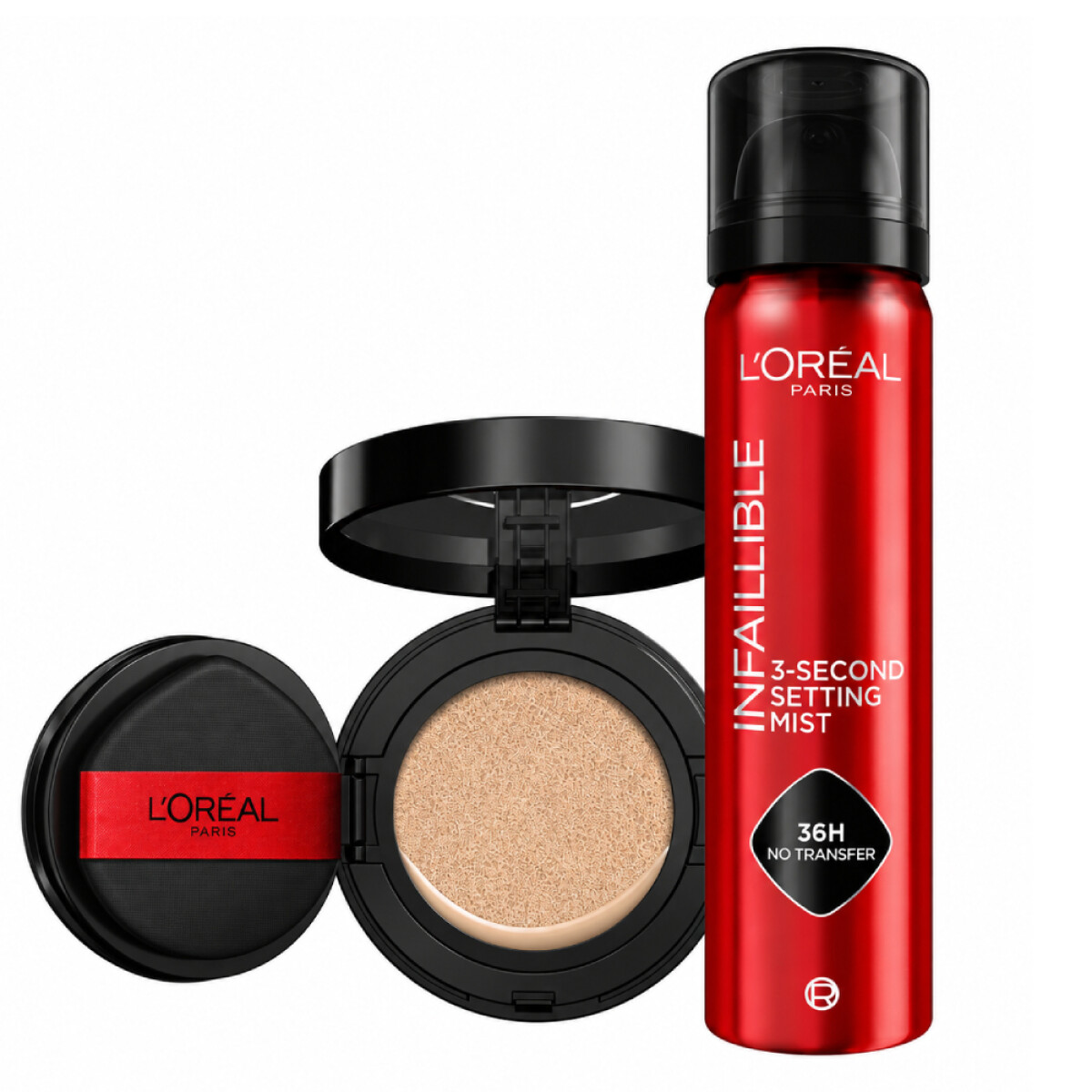 Pack L'Oréal Paris Infaillible Air Wear Fijación y Cobertura N°120 