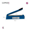 Selladora De Bolsa Lumax 20cm + Repuesto Selladora De Bolsa Lumax 20cm + Repuesto