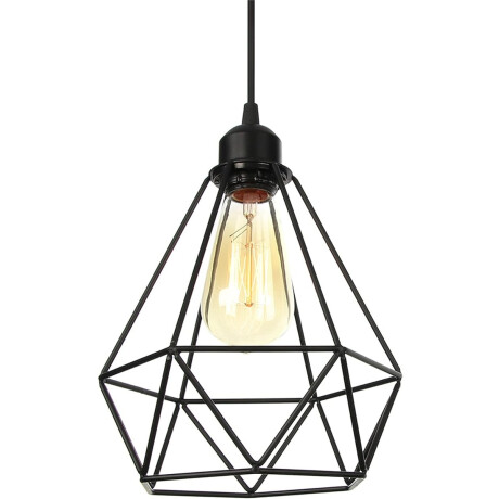 Lampara Colgante Jaula Vintage Diamante Led Lampara Colgante Jaula Vintage Diamante Led