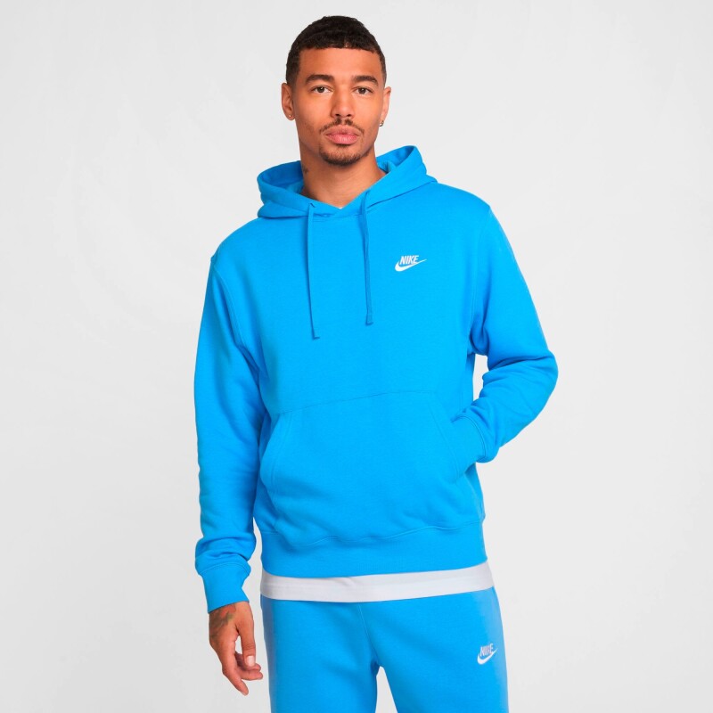Sportswear Club Hoodie Pullover Azul