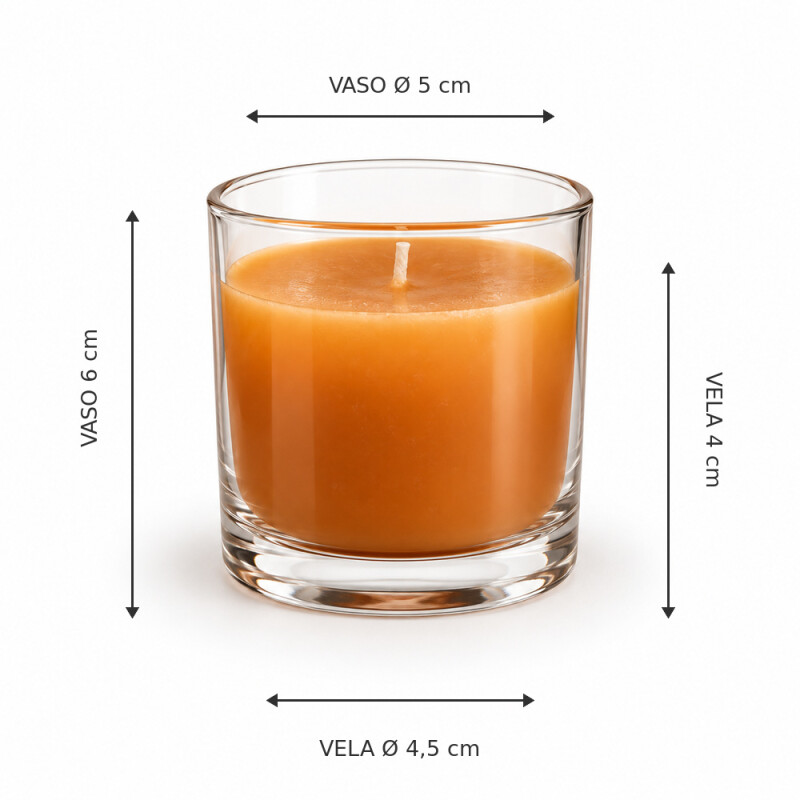 VELA AROMATICA EN CAJA Sándalo/vainilla