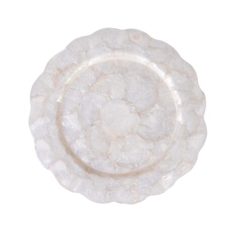 PLATO DE SITIO NACAR NATURAL-BEIGE CPCS 2403