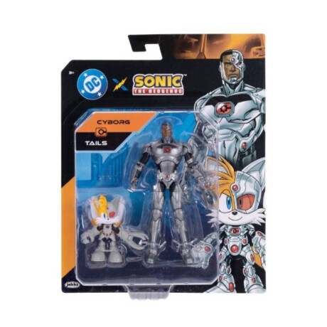 Figura DC x Sonic The Hedgehog - Cyborg & Tails Figura DC x Sonic The Hedgehog - Cyborg & Tails