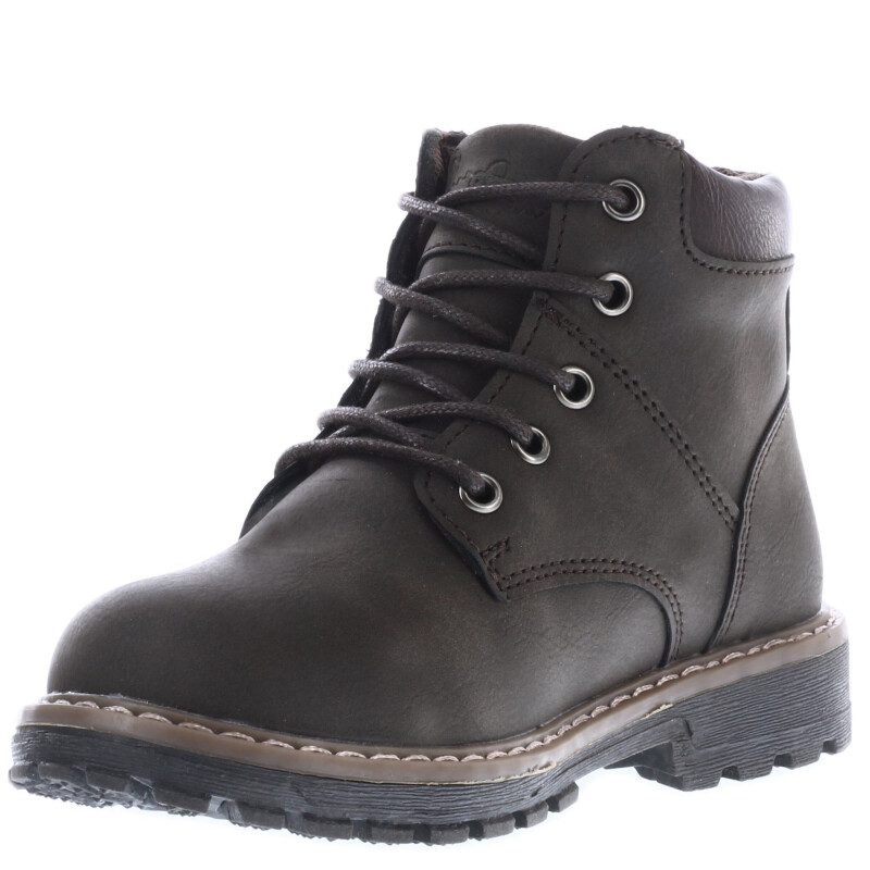 Botas de Niño Croco Kids JUSTIN acordonada Marrón
