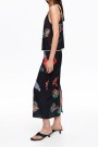 FALDA MIDI Kaki