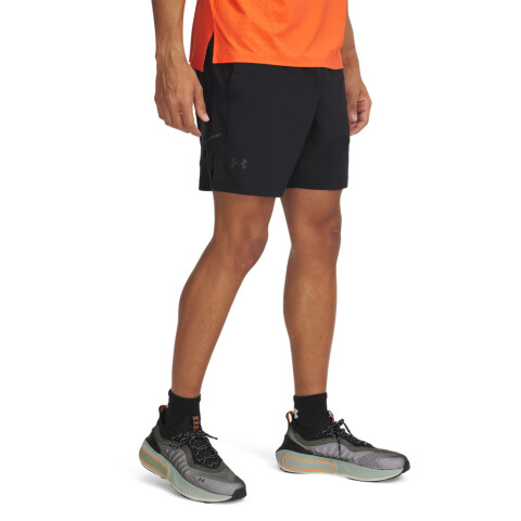 UA LAUNCH PRO 2n1 7'' SHORTS-GRY BLK-003
