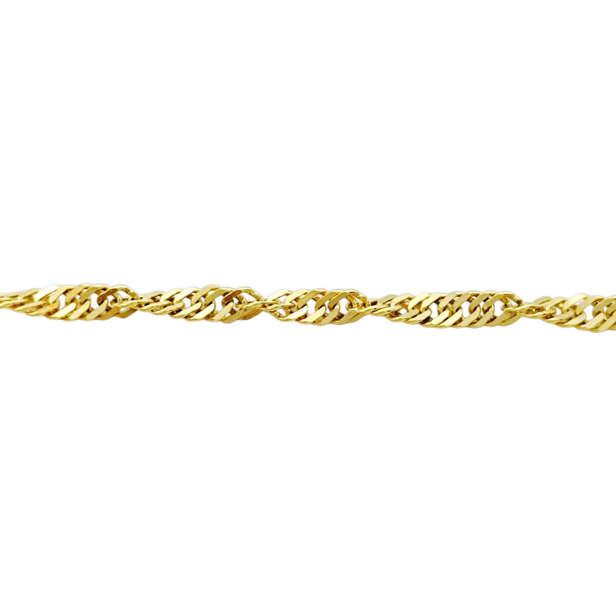 Pulsera Singapur-Oro bajo-Sin Piedra-PU8055 - sinpiedra 