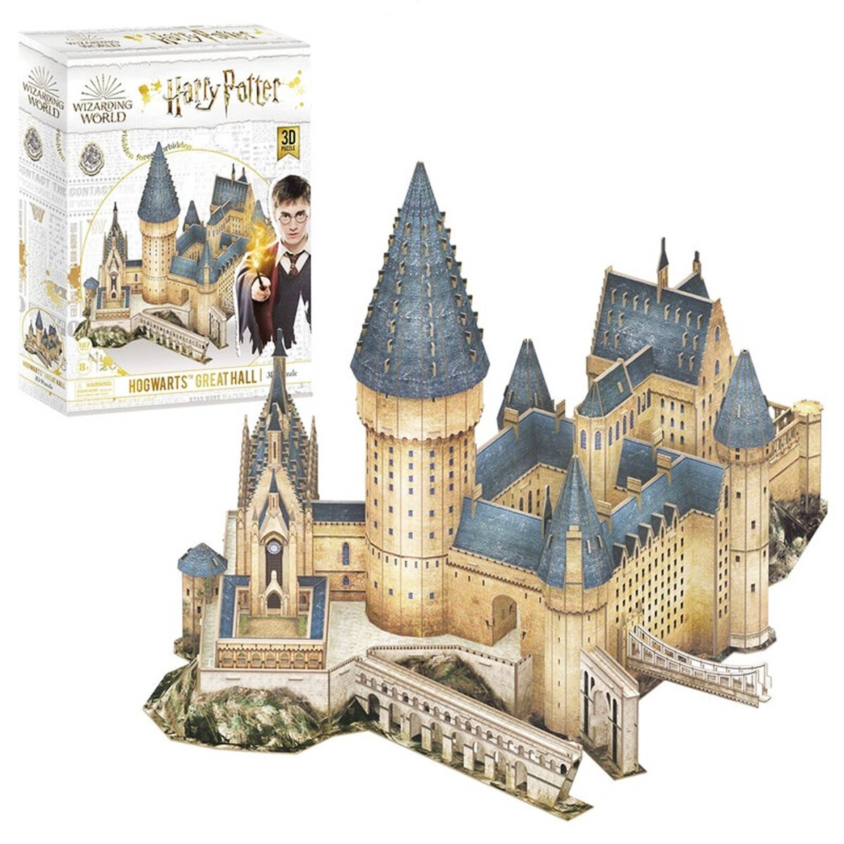 Puzzle Juego 3D Harry Potter Castillo De Hogwarts N1 