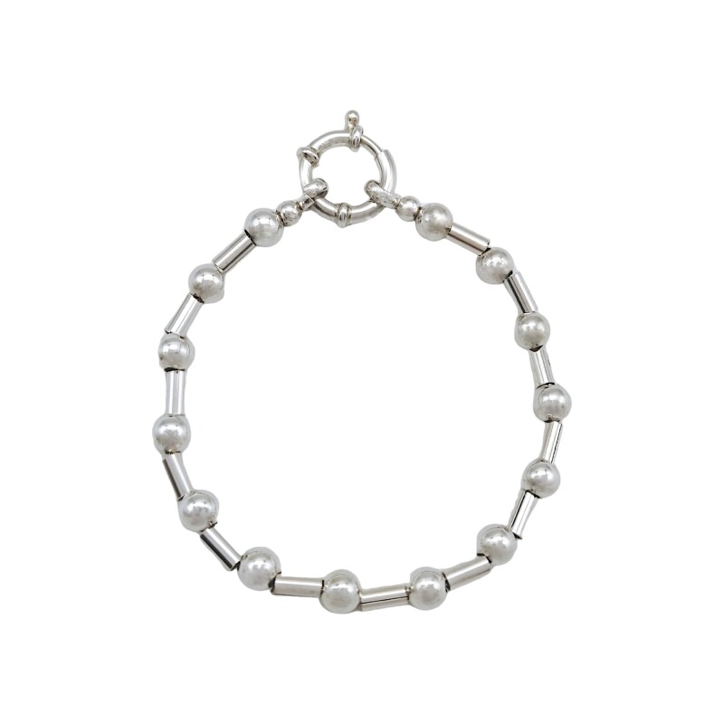 Pulsera Bolitas-Plata 925-Sin Piedra-PU3116 sinpiedra