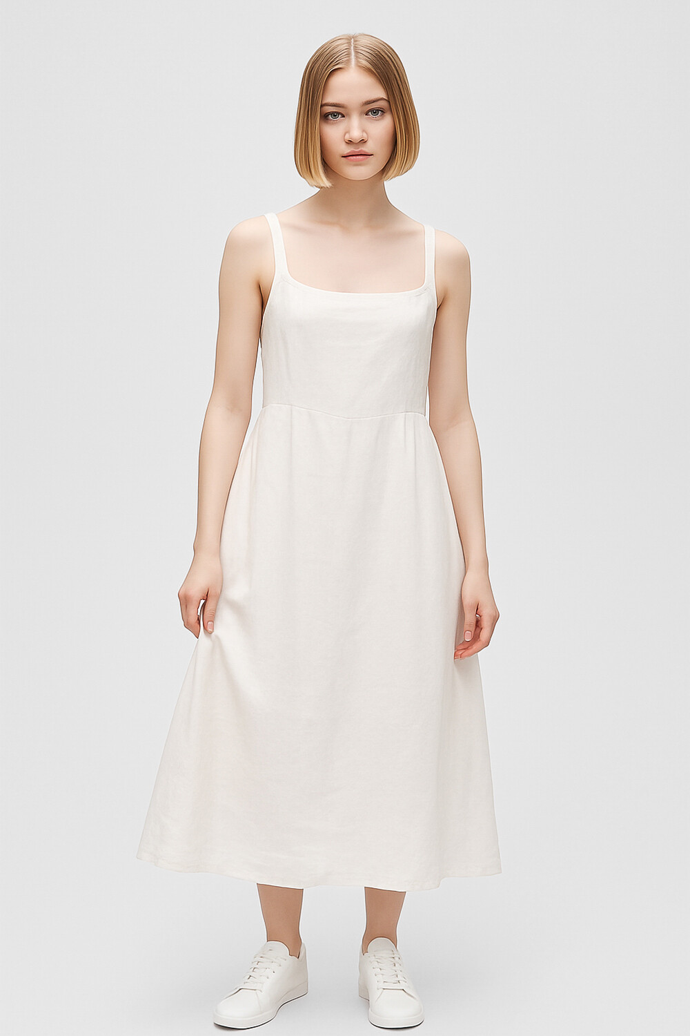 Vestido Mikra Marfil / Off White